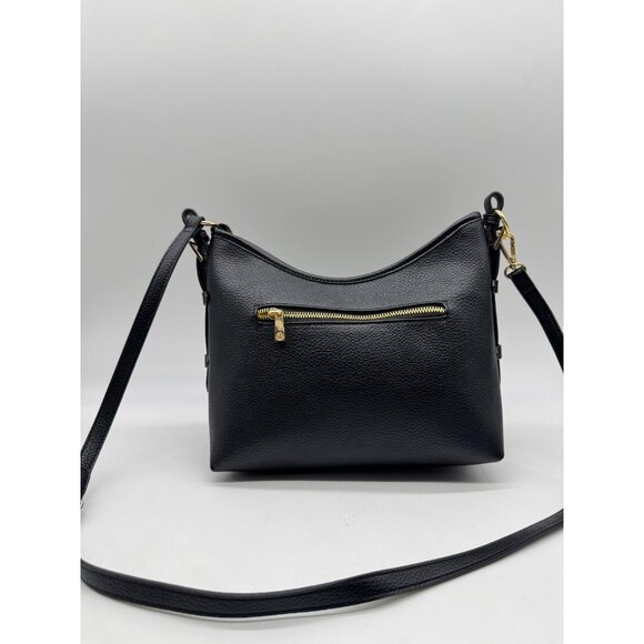 GIANI BERNINI Pebbled Soft medium women's shoulder crossbody bag - Black NEW! - Picture 13 of 16